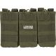Loaded Gear CX-200 Triple Magazine Pouch,9.5 x1x8.5in,OD Green BI12276