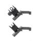 Barska Flip-Up 45 Degree Offset Sight Set, Black, Medium, AW13260