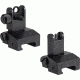 Barska Flip-Up Tactical Sight Set, Black, Medium AW13258