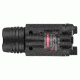 Barska Laser LED Weapon Flashlight, CR123A, Red, 200 Lumens, Black, AU12714