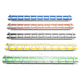 Barska Labeled Key Shelves w/ 101-200 Numbered Hooks for Key Cabinets, Multi, Medium, AF13684