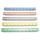 Barska Labeled Key Shelves w/ 301-400 Numbered Hooks for Key Cabinets, Multi, Medium, AF13688