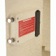 Barska Large Biometric Wall Safe Left Opening,Cream AX12880