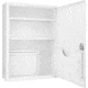 Barska Large Medical Cabinet,15x5.5x20.9in,White CB12824
