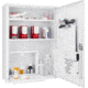 Barska Large Medical Cabinet,15x5.5x20.9in,White CB12824