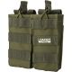 Barska Loaded Gear CX-850 Double Magazine Pouch,OD Green, BI13004