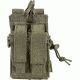 Barska Loaded Gear CX-950 Dual Stacked Rifle and Handgun Mag Pouch,OD Green BI13016