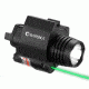 USED Barska Laser LED Weapon Flashlight, CR123A, Green, 200 Lumens, Black, AU12716, EDEMO3, Condition Parts Only/Salvage, Defective