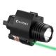 Barska Laser LED Weapon Flashlight, CR123A, Green, 200 Lumens, Black, AU12716
