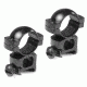 Barska Rifle Scope Rings - 1in, Extra High Height, Matte Black, Weaver See-Thru - AI10468