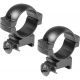 Barska Rifle Scope Rings - 30mm, High Height, Matte Black, Weaver - AI10340