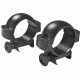 Barska Rifle Scope Rings - 30mm, Low Height, Matte Black, Weaver - AI10338