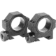 Barska Rifle Scope Rings - 30mm w/ 1in Insert, Low Height, Matte Black, HD Weaver Style - AI11065