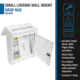 Barska Small Locking Wall Mount Drop Box, White, Small, CB14076