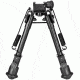 Barska Spring Loaded Adjustable Bipod, Standard, Black AW11896