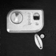 Barska Standard Biometric Keypad Safe Closeup of Key AX11646