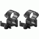 Barska Weaver Style See-Through Quick Release Rings, 1in. Diameter, 1.2in. High, Per 2 193825