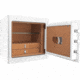Barska White Keypad Jewelry Safe Tan Interior, White, Medium AX13104