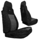 Bartact Jeep TJ Seat Covers Front 2003-2006 Wrangler TJ Tactical Series, Black/Graphite, TJSC0306FPBG