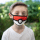 Bartact Kids Reversible 2 Ply Polyester Reusable Washable Face Mask Cover w/ Filter Slot, Small, Pokemon Pikachu, FMPOKEMN