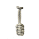 Bartact Paracord Zipper Pull w/ Key Ring, Set of 5, ACU Camo, XXPZ5A