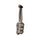 Bartact Paracord Zipper Pull w/ Key Ring, Set of 5, Graphite, XXPZ5G