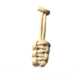 Bartact Paracord Zipper Pull w/ Key Ring, Set of 5, Khaki, XXPZ5K