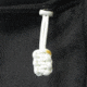 Bartact Paracord Zipper Pull w/ Key Ring, Set of 5, White, XXPZ5W