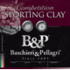 Baschieri &amp; Pellagri Sporting Clays Shotshells- 12 ga 2-3/4 In 1 1/8 oz. Size 8 1260 fps 25/ct, 12B18SC8