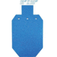 Bash Target Supply AR-500 Steel Target Silhouette Two-Third Size 12x20 in, 1/2 Thick, Powder Coated Blue