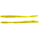 Bass Assassin BANG Lures Tapout, 6in, 12 per Pack, Yellow/Black Glitter, 6, TO59455