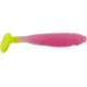 Bass Assassin Crappie Dapper Swimbait, 2in, 10 per Pack, Pink/Limetreuese Tail, 2, DDA48269