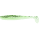 Bass Assassin Elite Shiner Shad Tail Swimbaits, 8, 4in, Salt &amp; Pepper-Silver Phantom, ES953S36