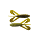 Bass Assassin Logger Toad Soft Bait, 5, 4in, Chico's Red Ear, LT02540