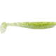 Bass Assassin Lures Elite Shiner, 4in, 8 per Pack, Smoke Wagon, 4, ES95339