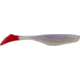 Bass Assassin Lures Turbo Shad Swimbait, 4in, 10 per Pack, Albino/Fire Tail, 4, TSA30240