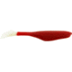 Bass Assassin Lures Turbo Shad Swimbait, 4in, 10 per Pack, Bloody White, 4, TSA30257