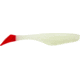 Bass Assassin Lures Turbo Shad Swimbait, 4in, 10 per Pack, Glow/Fire Tail, 4, TSA30249