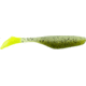 Bass Assassin Lures Turbo Shad Swimbait, 4in, 10 per Pack, Hot Chicken, 4, TSA30264