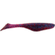 Bass Assassin Lures Turbo Shad Swimbait, 4in, 10 per Pack, Plum, 4, TSA30420