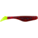 Bass Assassin Lures Turbo Shad Swimbait, 4in, 10 per Pack, Plum/Chartreuse Tail, 4, TSA30255