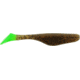 Bass Assassin Lures Turbo Shad Swimbait, 4in, 10 per Pack, Pumpkin Seed/Chartreuse Tail, 4, TSA30215
