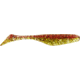 Bass Assassin Lures Turbo Shad Swimbait, 4in, 10 per Pack, Red Gold Shiner, 4, TSA30380