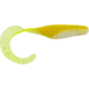 Bass Assassin Walleye Assassin Curly Shad, 4in, 10 per Pack, Acid Rain, 4, WC33260