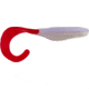 Bass Assassin Walleye Assassin Curly Shad, 4in, 10 per Pack, Albino/Fire Tail, 4, WC33240