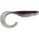 Bass Assassin Walleye Assassin Curly Shad, 4in, 10 per Pack, Black Shad, 4, WC33300