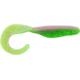 Bass Assassin Walleye Assassin Curly Shad, 4in, 10 per Pack, Electric Chicken, 4, WC33376