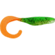 Bass Assassin Walleye Assassin Curly Shad, 4in, 10 per Pack, Fire Tiger, 4, WC33245
