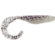 Bass Assassin Walleye Assassin Curly Shad, 4in, 10 per Pack, Salt &amp; Pepper Silver Phantom, 4, WC33336