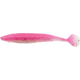 Bass Assassin Walleye Assassin Die Dapper, 3in, 10 per Pack, Pink Ghost, 3, WDD82476
